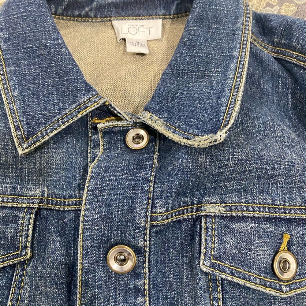 Loft Blue Jean Jacket